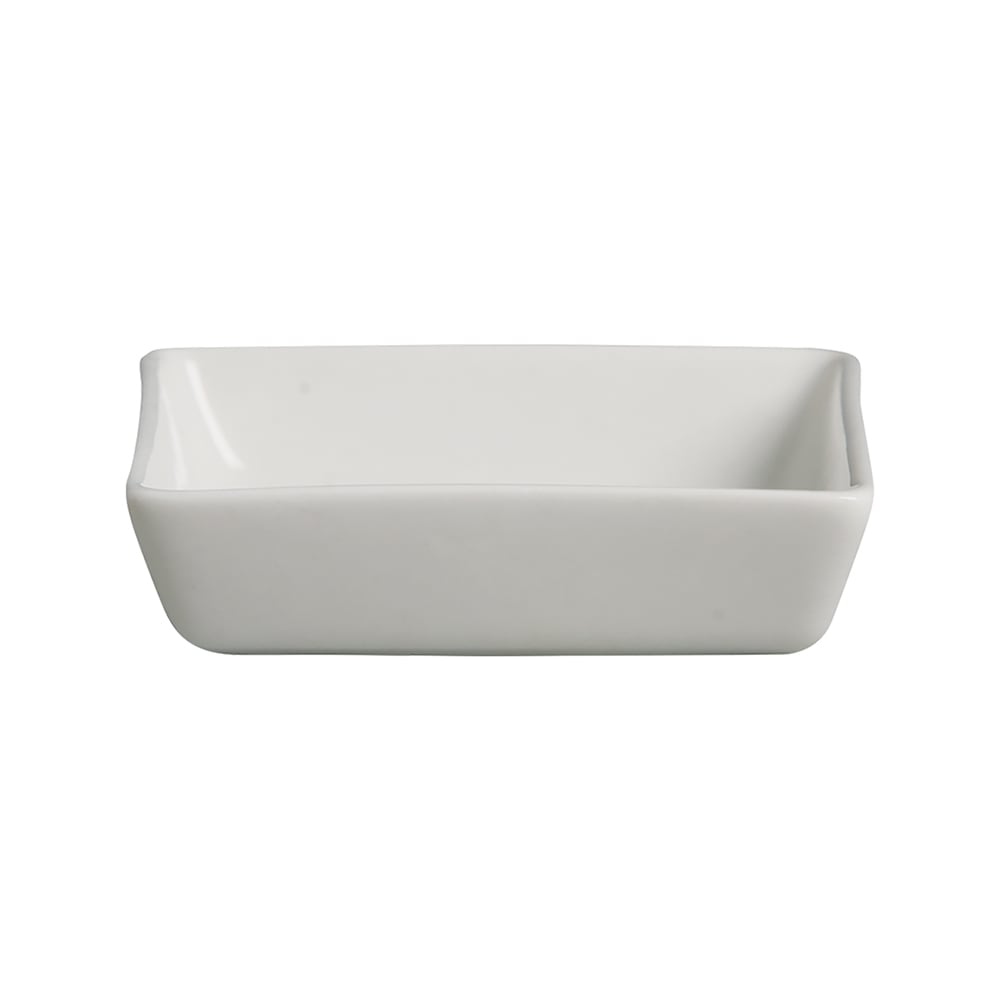 Cameo China 3 1/2 oz Square Bowl - Ceramic, White (710-885)