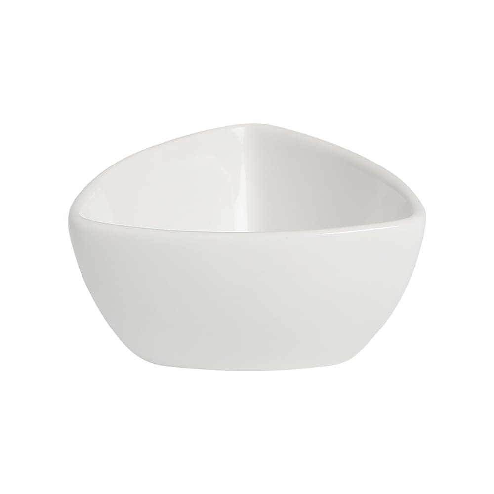 Cameo China 2 oz Triangular Delta Bowl - Ceramic, White (711-0834F)