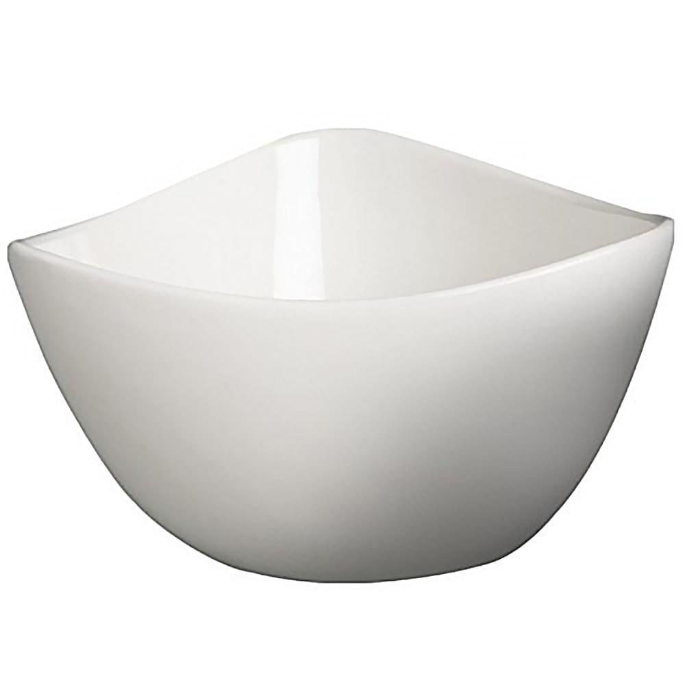 Cameo China 16 oz Triangular Delta Bowl - Ceramic, White (711-0854)
