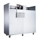 Dukers D83AF 82 5/8" Three Section Reach In Freezer, (3) Left/Right Hinge Solid Doors, 115v thumbnail 2