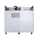 Dukers D83AR 82 5/8" Three Section Reach In Refrigerator, (3) Left/Right Hinge Solid Doors, 115v thumbnail 6