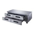 Dukers DCB72-D4 72" Chef Base w/ (4) Drawers - 115v thumbnail 2