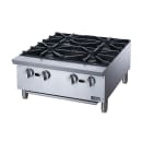 Dukers DCHPB24 24" Gas Hotplate w/ (4) Burners & Manual Controls, Convertible thumbnail 3