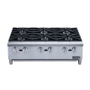 Dukers DCHPB36 36" Gas Hotplate w/ (6) Burners & Manual Controls, Convertible thumbnail 2