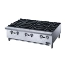 Dukers DCHPB36 36" Gas Hotplate w/ (6) Burners & Manual Controls, Convertible thumbnail 3