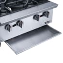 Dukers DCHPB48 48" Gas Hotplate w/ (8) Burners & Manual Controls, Convertible thumbnail 5