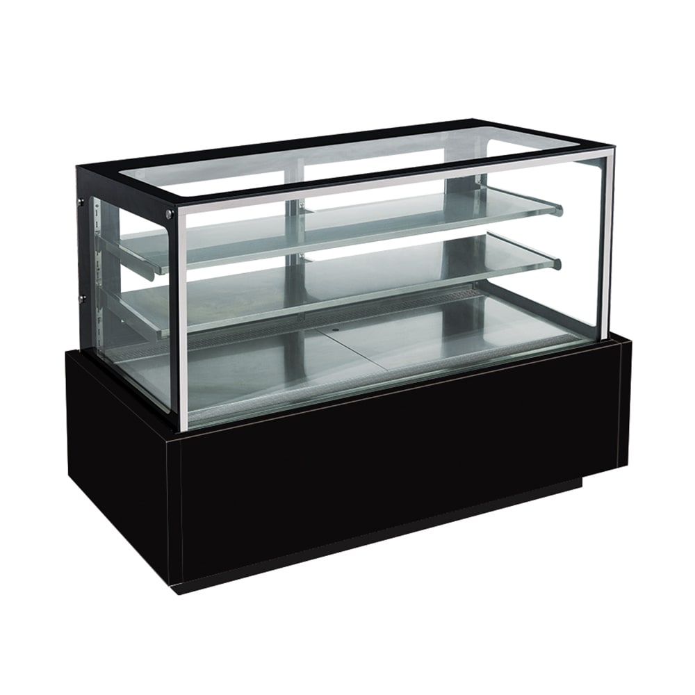 Dukers DDM60R 60" Full Service Bakery Case w/ Straight Glass - (3) Levels, 115v