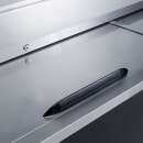 Dukers DHBC36 36 3/4" Forced Air Bottle Cooler - Holds (628) 12 oz Bottles, Lid Locks, Black, 115v thumbnail 5