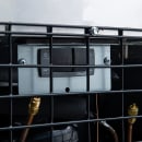 Dukers DHBC50 49 5/8" Forced Air Bottle Cooler - Holds (918) 12 oz Bottles, Lid Locks, Black, 115v thumbnail 7