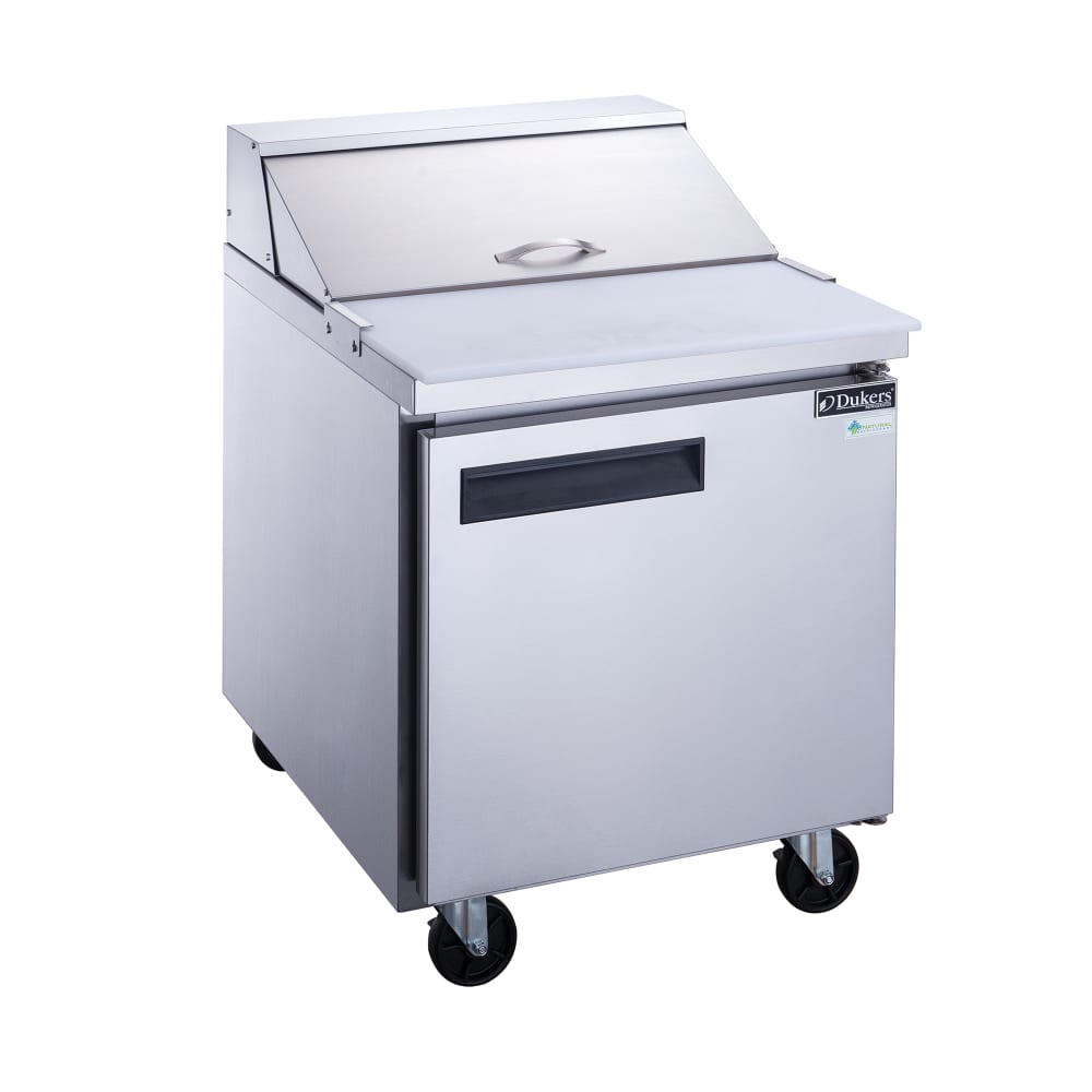 Dukers DSP29-8-S1 29" Sandwich/Salad Prep Table w/ Refrigerated Base, 115v