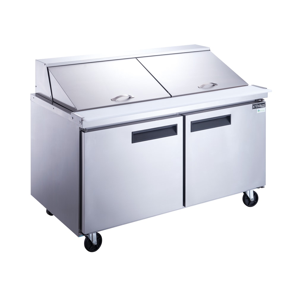 Dukers DSP60-24M-S2 60 1/8" Sandwich/Salad Prep Table w/ Refrigerated Base, 115v