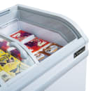 Dukers WD-500Y 56 5/8" Mobile Chest Freezer w/ (4) Baskets - White, 115v thumbnail 6