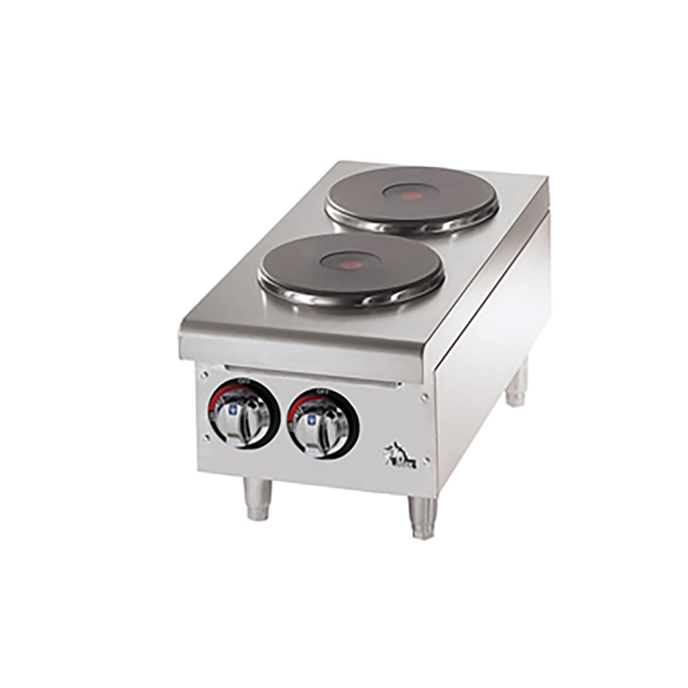 Star 502FF 12" Electric Hotplate w/ (2) Burners & Infinite Heat, 208-240v/1ph