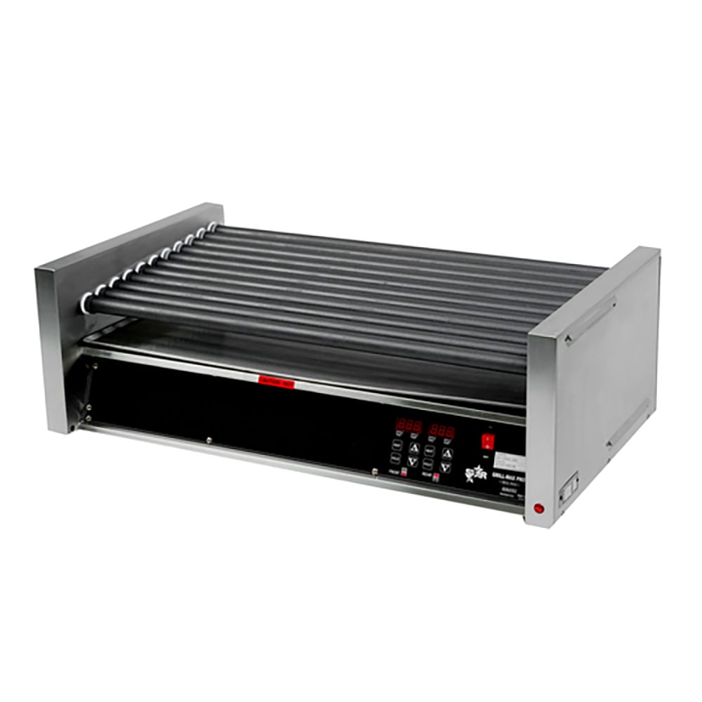 Star 50SCE 50 Grill-Max® Hot Dog Roller Grill w/ Thermostatic Controls - Slanted Top, 120v