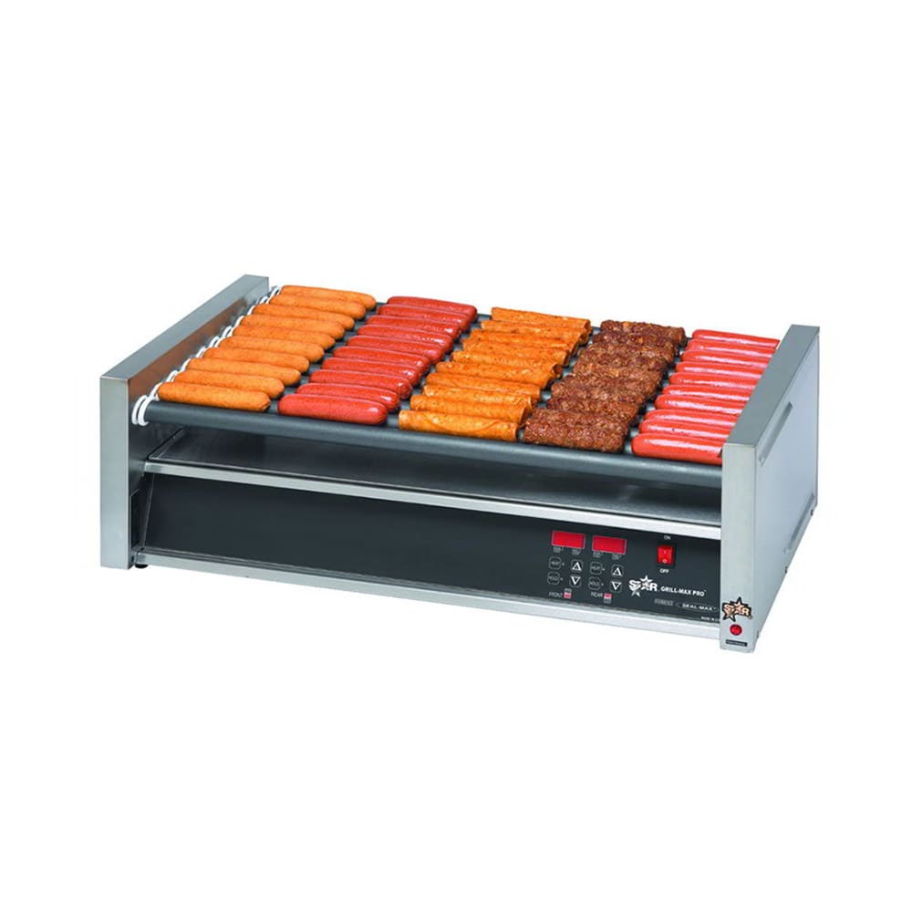 Star 50SCF 50 Grill-Max® Hot Dog Roller Grill w/ Manual Controls - Flat Top, 120v