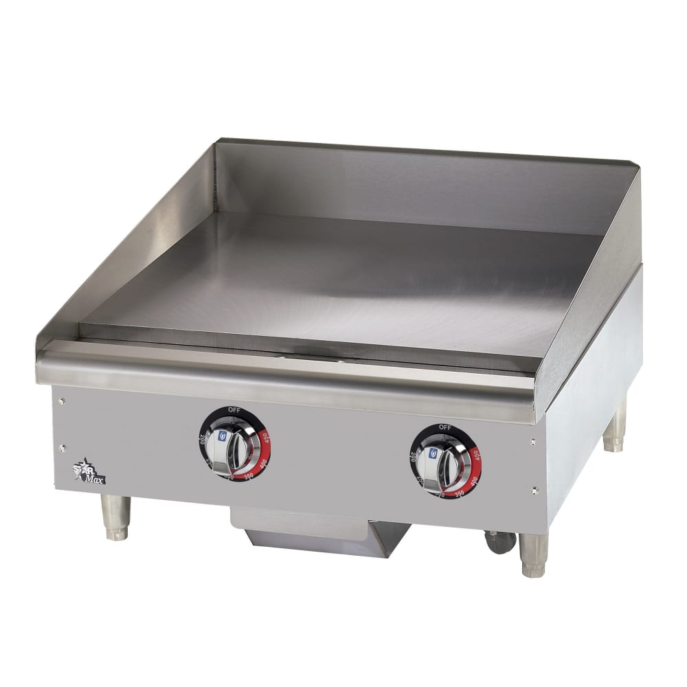 Star 524TGF 24" Electric Griddle w/ Thermostatic Controls - 1" Steel Plate, 208-240v