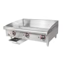 Star 536CHSF 36" Electric Griddle w/ Thermostatic Controls - 1" Chrome Plate, 208-240v thumbnail 2