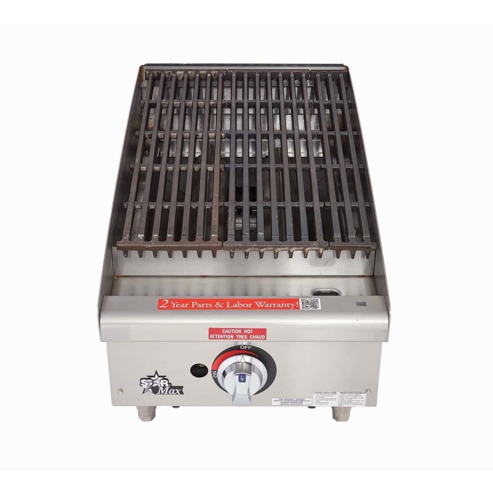 Star 6115RCBF 15" Gas Charbroiler - Adjustable Manual Controls