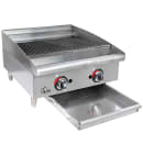 Star 6124RCBF 24" Gas Charbroiler - Adjustable Manual Controls thumbnail 2