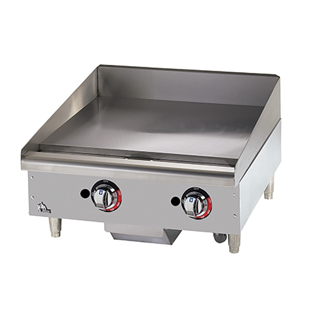 Star 624TF 24" Gas Griddle w/ Thermostatic Controls - 1" Steel Plate, Convertible