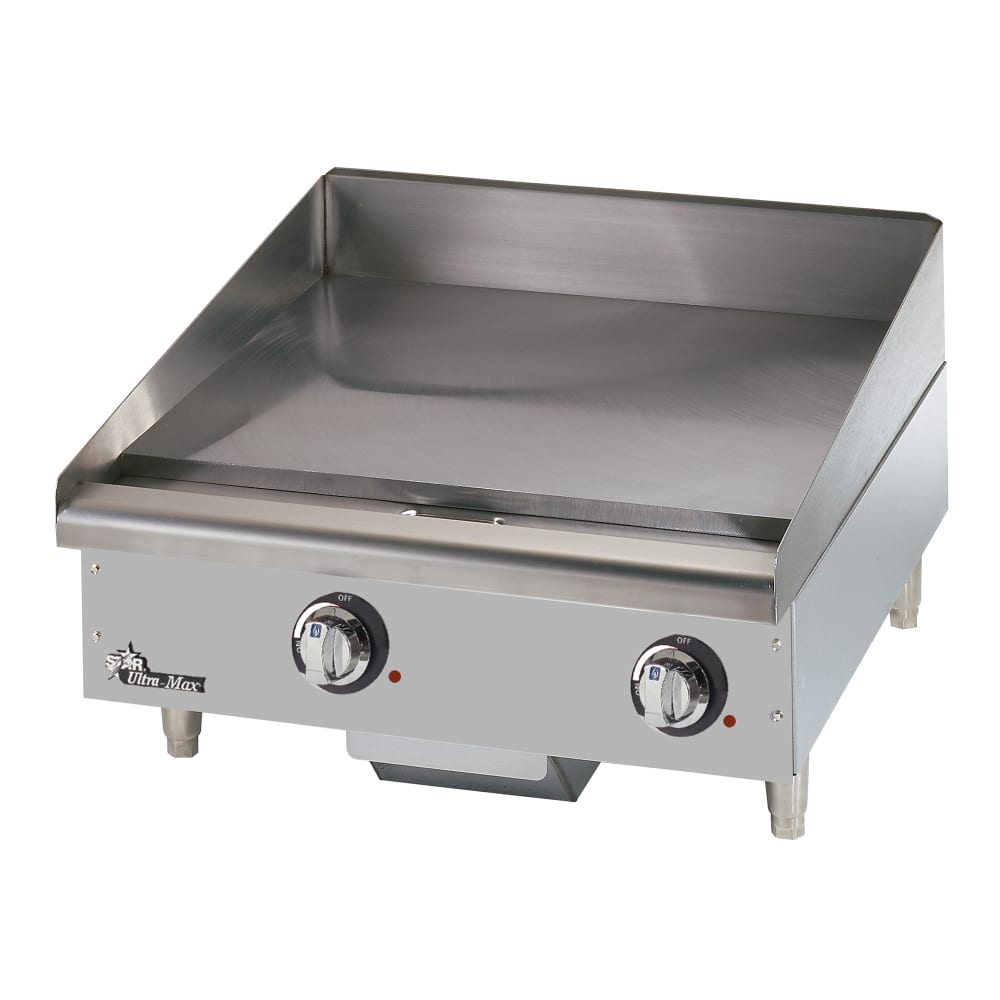 Star 724TA 24" Electric Griddle w/ Thermostatic Controls - 1" Steel Plate, 208v