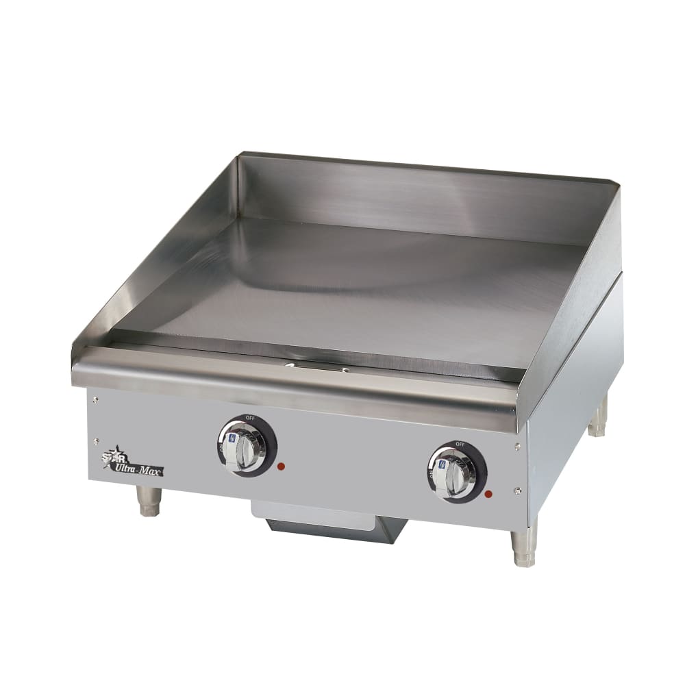 Star 724TA 24" Ultra-Max® Electric Griddle w/ Thermostatic Controls - 1" Steel Plate, 240v
