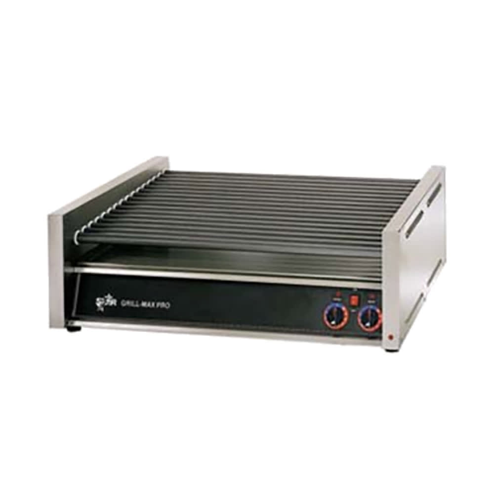 Star 75ST 75 Grill-Max® Hot Dog Roller Grill w/ Manual Controls - Slanted Top, 120v