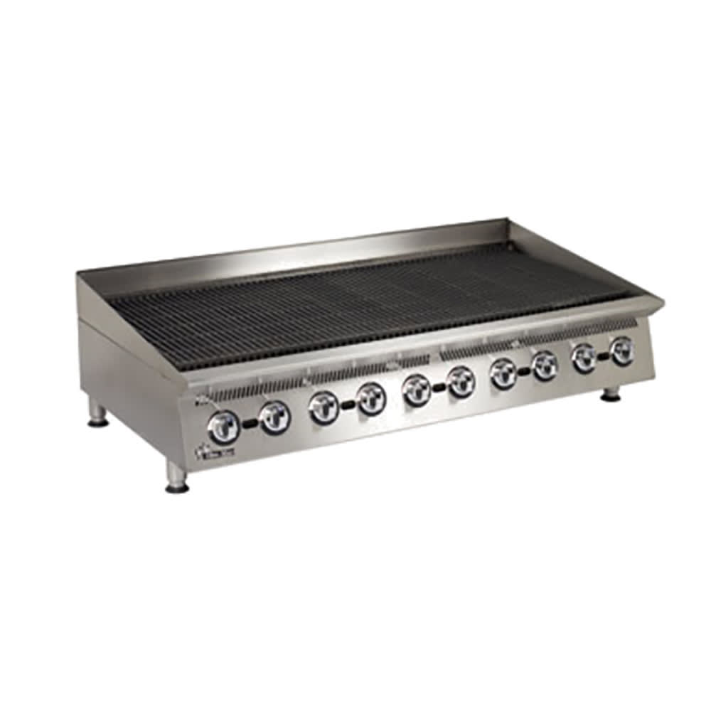 Star 8060CBB 60" Lava Rock Charbroiler w/ Manual Controls, Convertible
