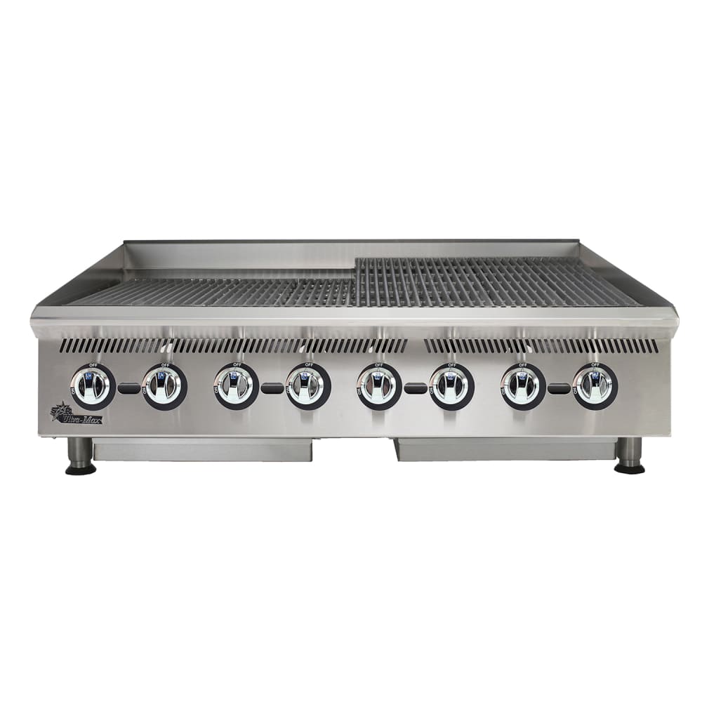 Star 8148RCBB 48" Charbroiler w/ Manual Controls & Steel Radiants, 160000 BTU, Convertible