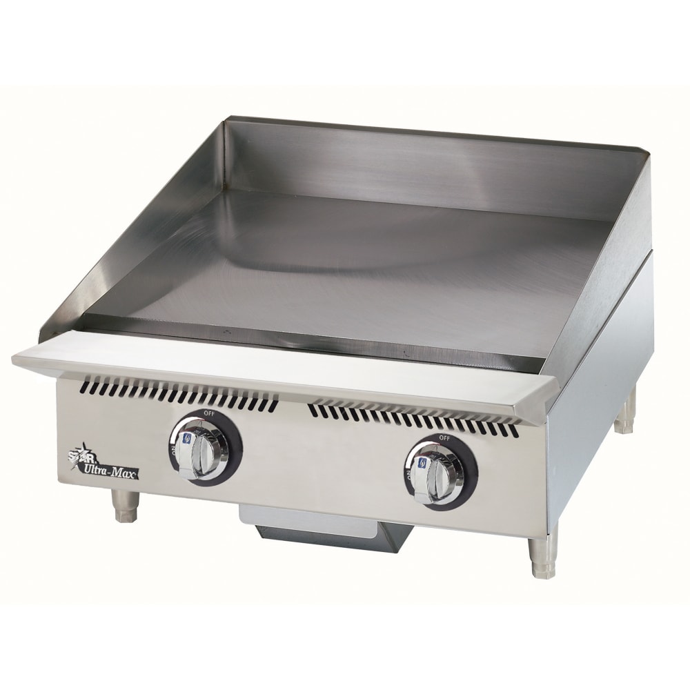 Star 824MA 24" Gas Griddle w/ Manual Controls - 1" Steel Plate, Natural Gas