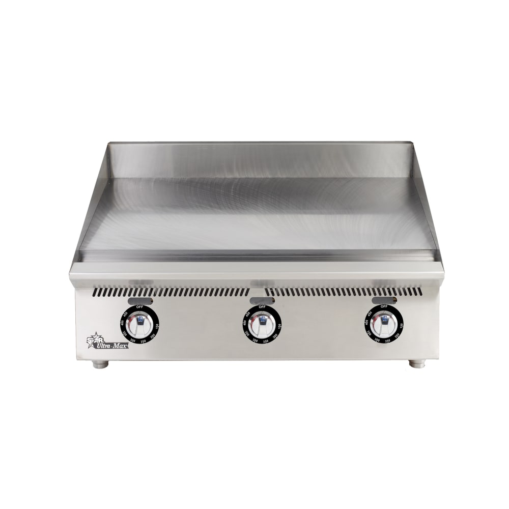 Star 836MA 36" Ultra-Max® Gas Griddle w/ Manual Controls - 1" Steel Plate, Liquid Propane