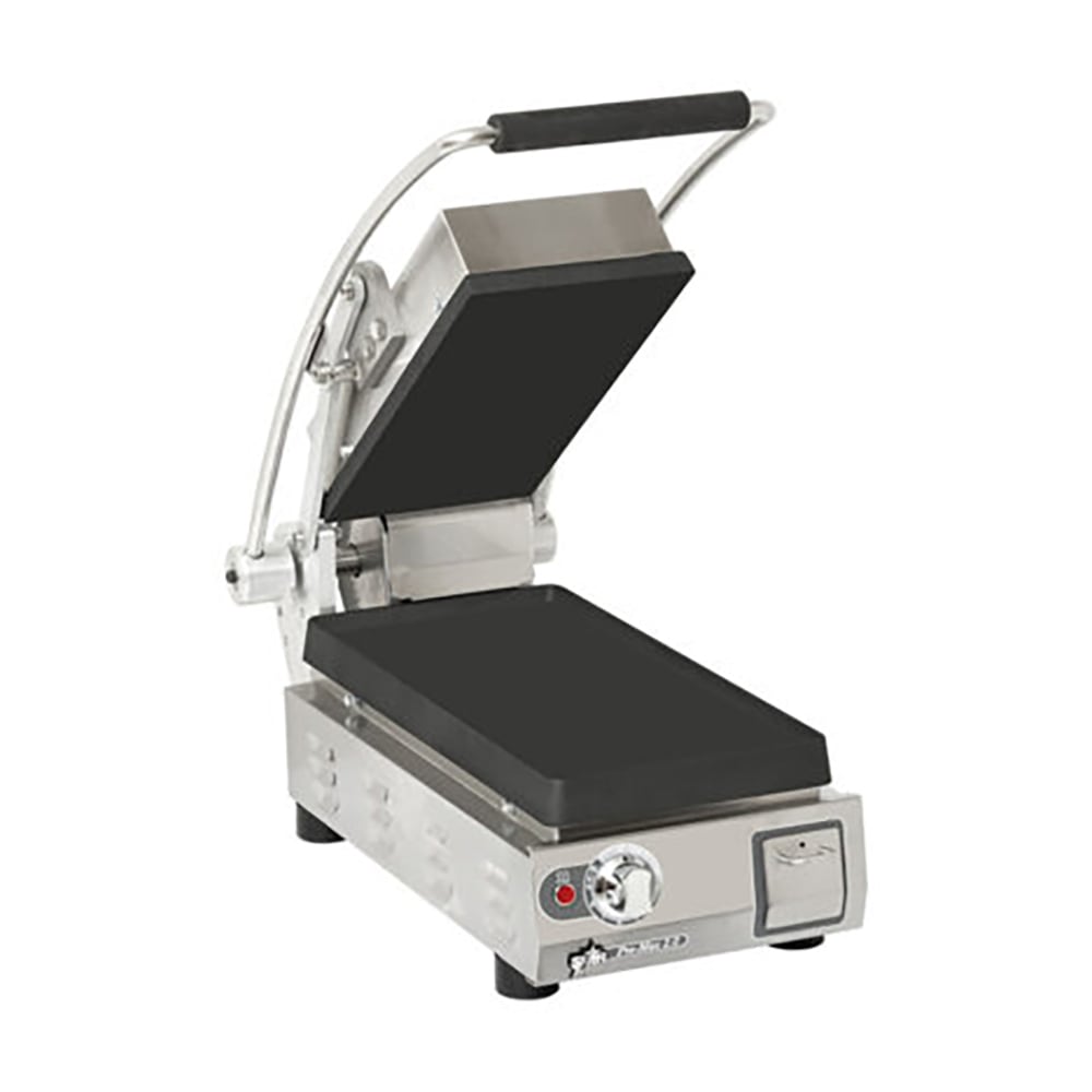 Star PGT7IA-240V Single Commercial Panini Press w/ Cast Iron Grooved Plates, 240v/1ph