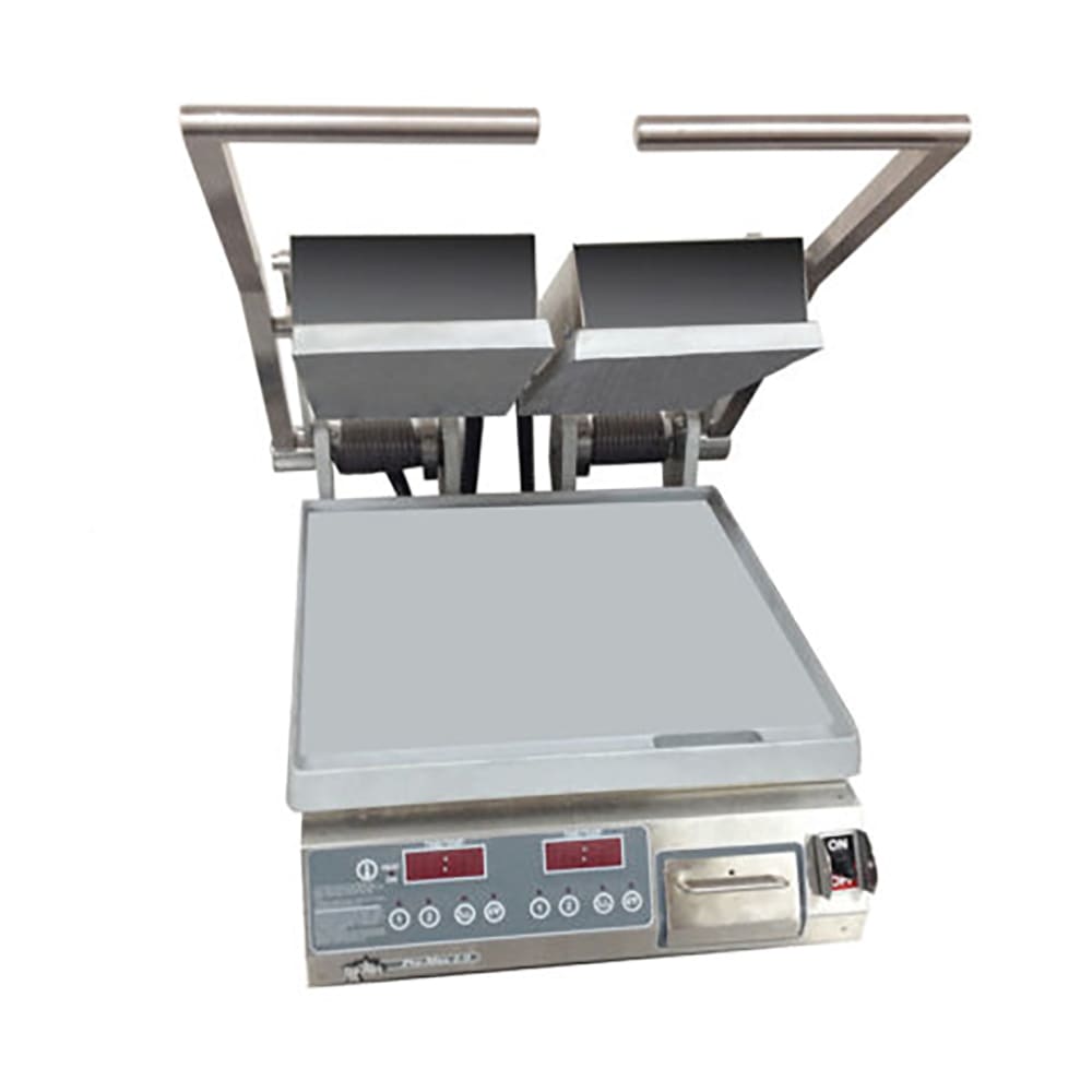Star PST14D Double Commercial Panini Press w/ Aluminum Smooth Plates, 120v