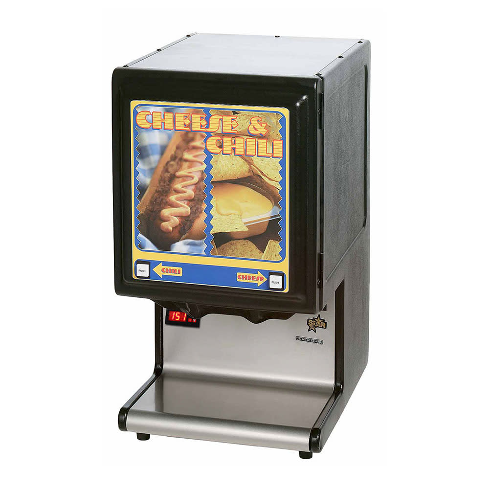 Star HPDE2 12 lb All Purpose Topping Warmer - 1 oz Increments, 120v