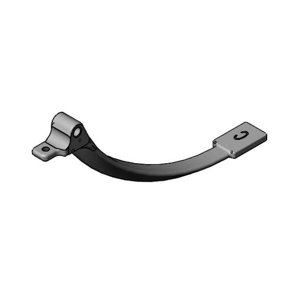 T&S 000239-30 Cold Foot Pedal, Brushed Aluminum