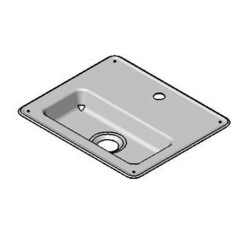 T&S 010123-45 Glass Filler Drip Pan, Stainless Steel