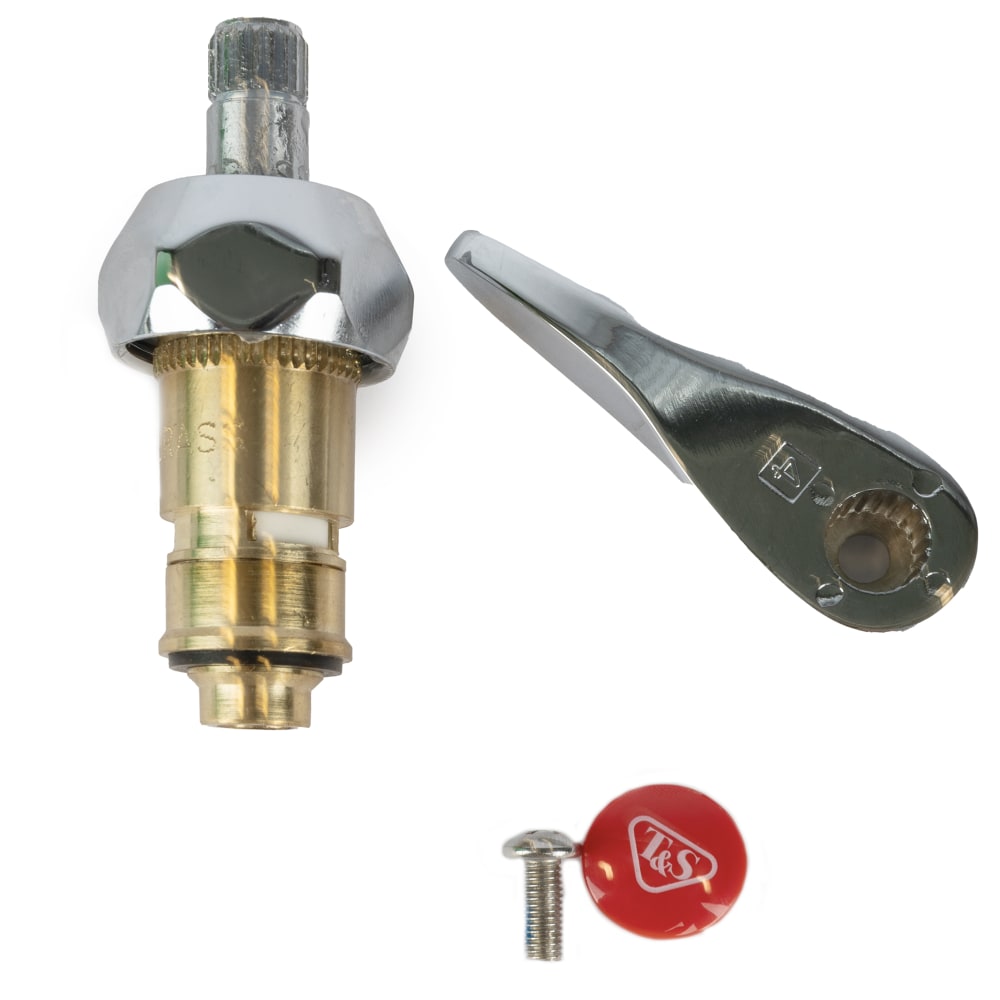 T&S 012446-25NS Cerama Cartridge w/ Check Valve & Hot Right to Close Lever Handle