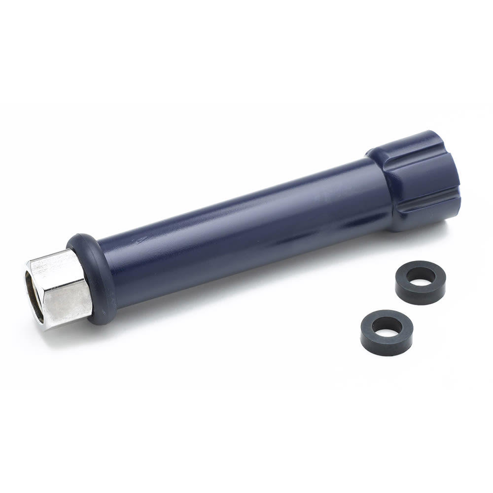 T&S 012504-40 5 3/4" Handle Grip - Thermoplastic/Brass, Blue