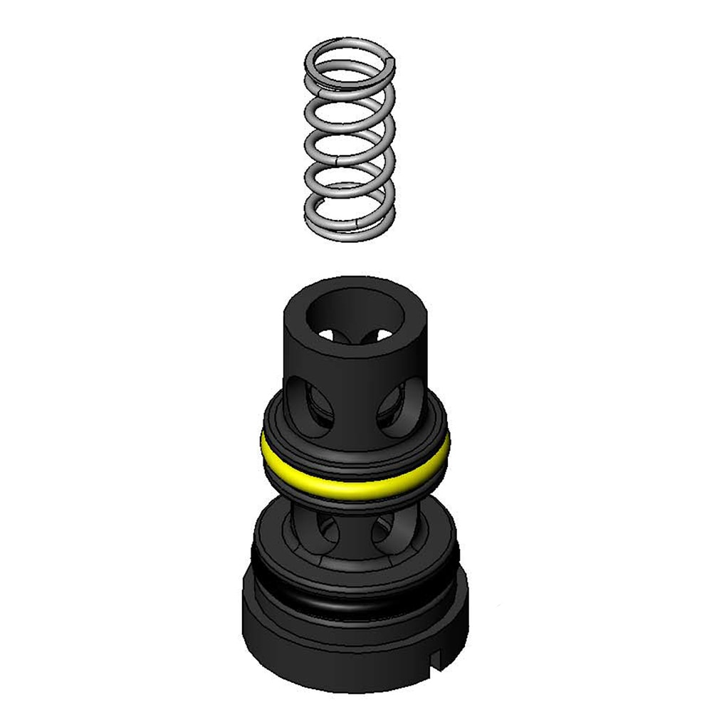 T&S 015589-40 Glass Filler Valve Assembly, Stainless Steel