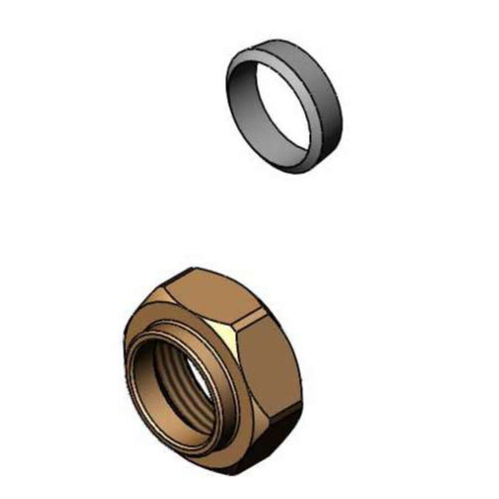T&S 016745-45 CWS EasyInstall Center Compression Fitting & Nut
