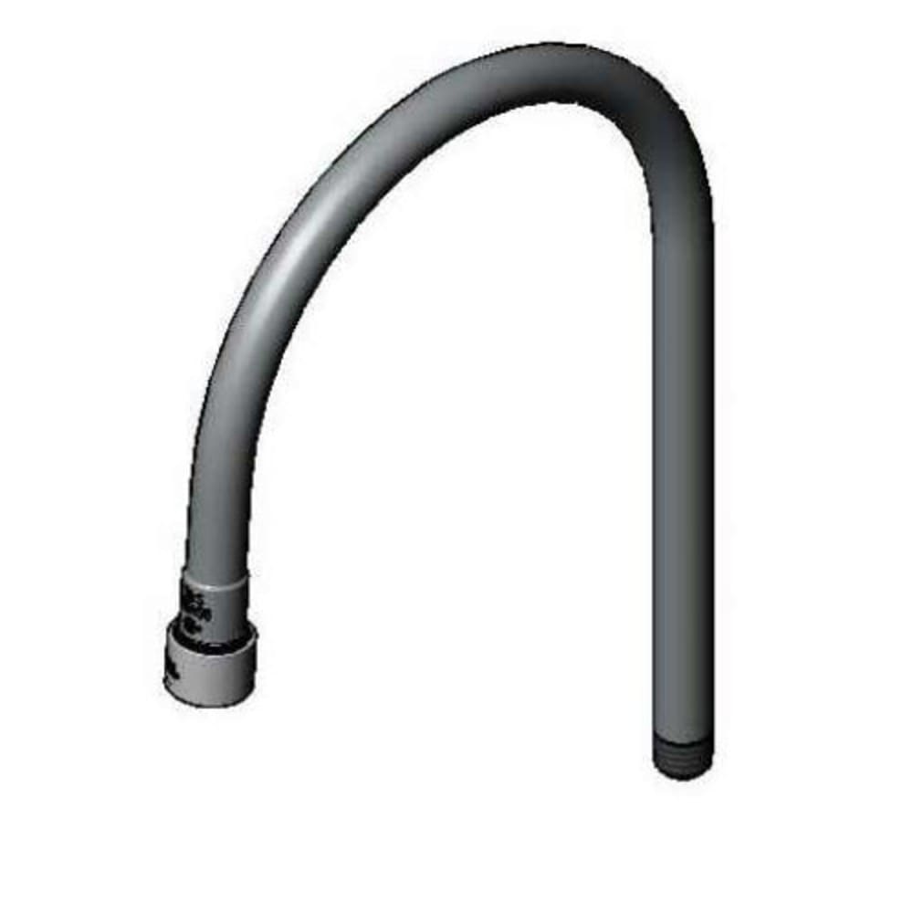 T&S 127X-V12 7 11/16" Rigid Gooseneck Nozzle w/ 1 1/5 GPM Aerator