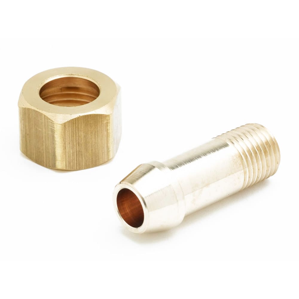 T&S 150A Union Coupling Tailpiece, 1/4 in IPS w Nut, 30 Degree Taper Inlet