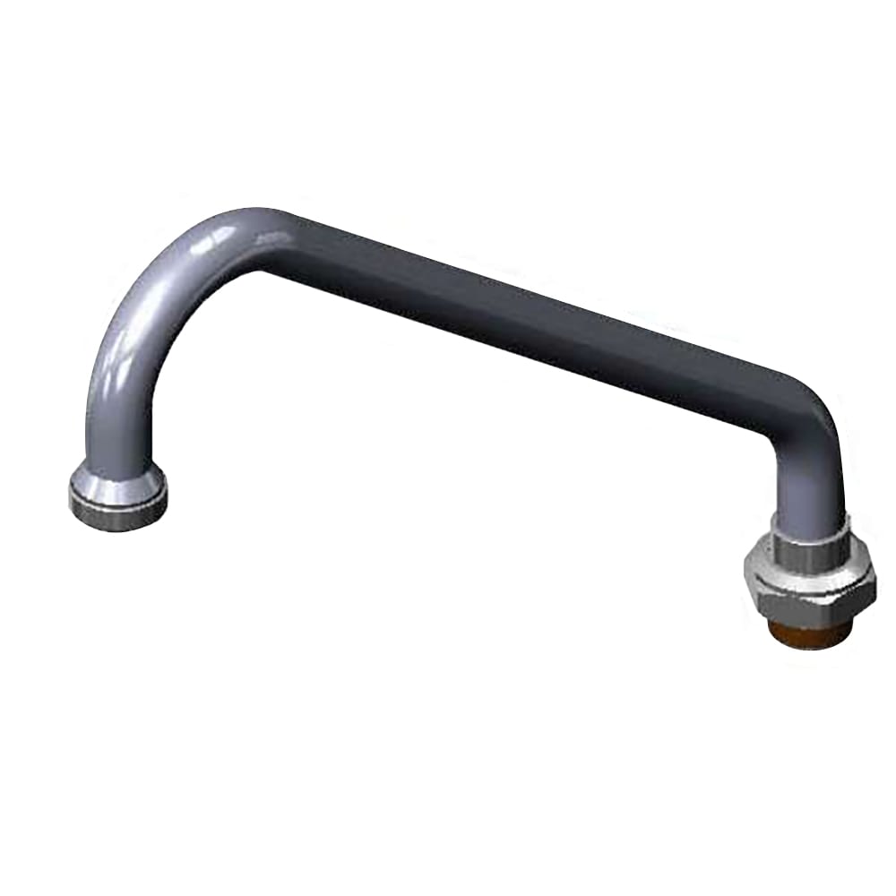 T&S 166X 9" Swivel Gooseneck Nozzle w/ Stream Regulator Outlet