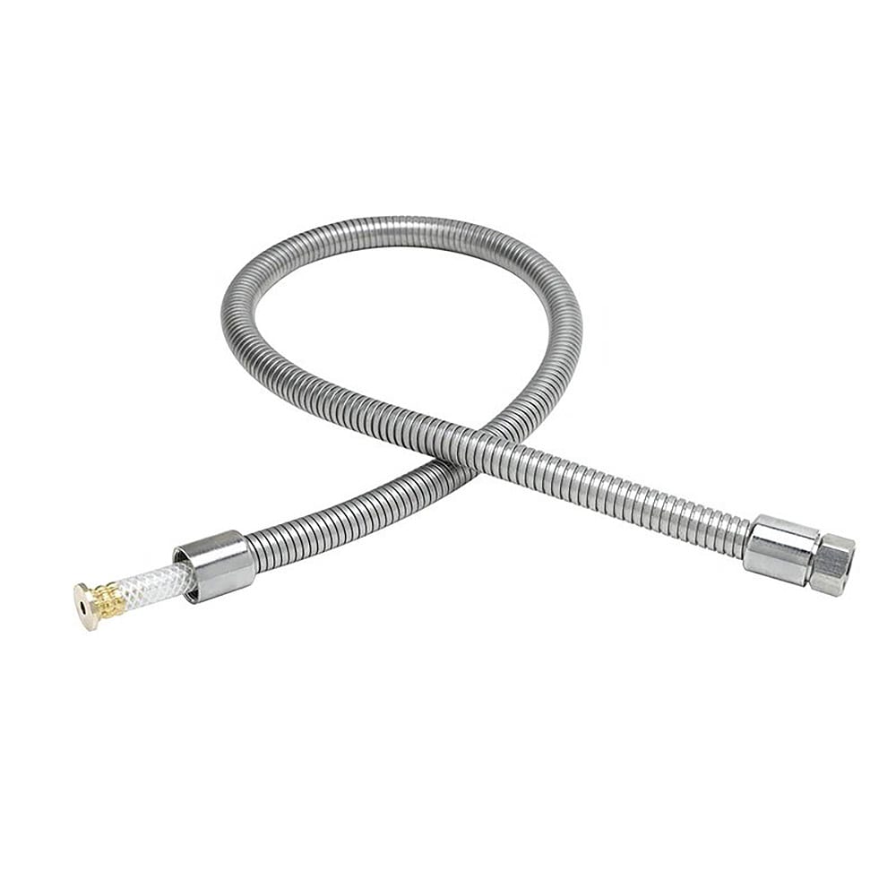 T&S B-0020-H2A Hose, Flexible, Less Handle, Stainless Steel, 14 3/8" L