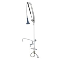 T&S B-0113-12-CRB8P 47"H Deck Mount Pre Rinse Faucet - 1 7/100 GPM, Base with Nozzle thumbnail 3
