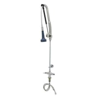 T&S B-0113-CR-B8TP 44 13/16"H Deck Mount Pre Rinse Faucet - 1 7/100 GPM, Base with Nozzle thumbnail 2