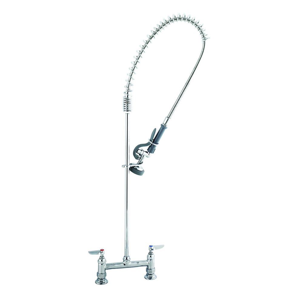 T&S B-0123 Deck Mount Pre Rinse Unit w/ 44" Hose & Lever Handles