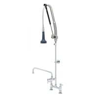 T&S B-0123-12-CRB8P 45"H Deck Mount Pre Rinse Faucet - 1 7/100 GPM, Base with Nozzle thumbnail 2
