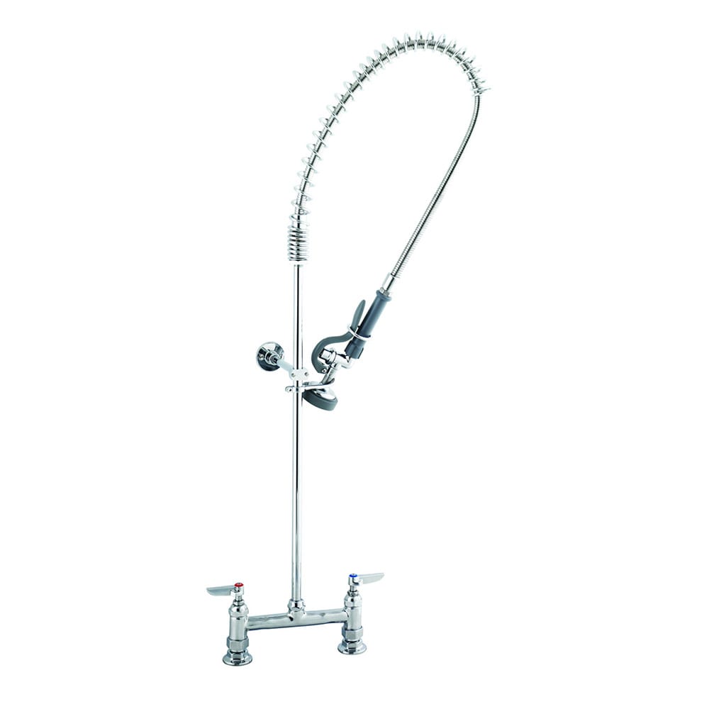 T&S B-0123-B Deck Mount Pre Rinse Unit w/ 44" Hose & Lever Handles