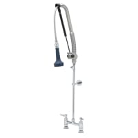 T&S B-0123-CR-B8P 42 11/16"H Deck Mount Pre Rinse Faucet - 1 7/100 GPM, Base with Nozzle thumbnail 2